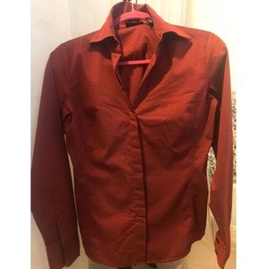 NEW YORK&COMPANY/WOMEN'S STRETCH BUTTON DOWN SHIRT